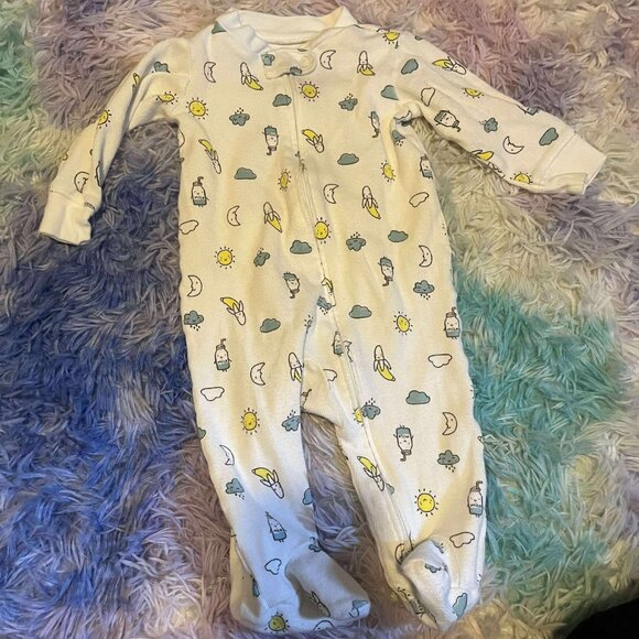 Carter's Zip Up Pajamas 6 Months - Picture 1 of 5